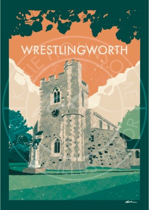 Wrestlingworth - Travel Print Design