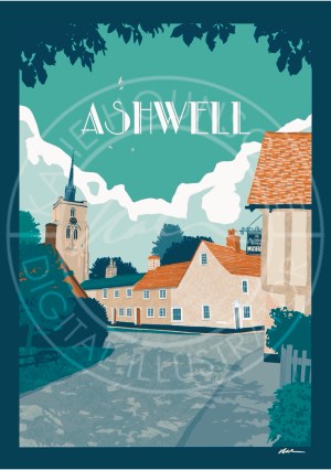 Ashwell Travel Print Design