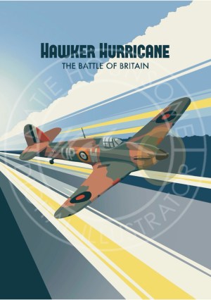 Hawker Hurricane Battle of Britain Print - Aeroplane Design