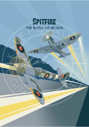 Spitfire Battle of Britain Print - Aeroplane Design
