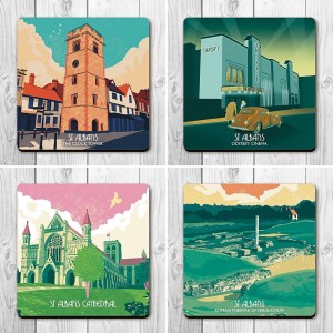 St Albans Coaster Set
