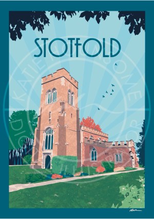 Stotfold St Mary's - Travel Print Design