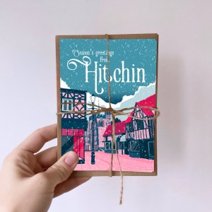 Hitchin Churchyard - Christmas Card Pack QTY 5
