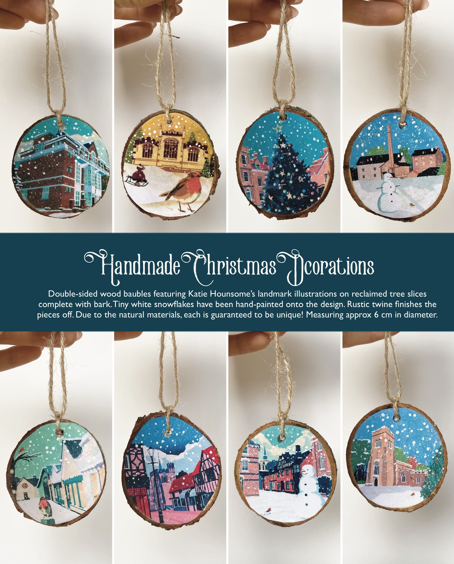 Handmade Christmas Decorations - Letchworth, Baldock, Hitchin, Stotfold